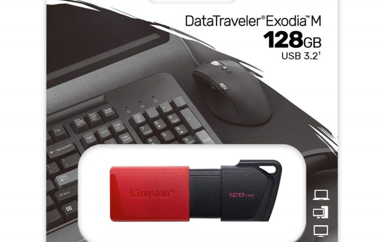 Kingston DataTraveler Exodia M DTXM da 128 GB con cappuccio scorrevole
